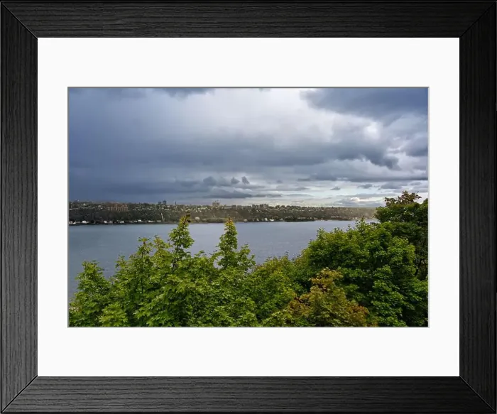Framed Print : Québec City - View from Dufferin Terrace Framed Print : Québec City - View from Dufferin Terrace