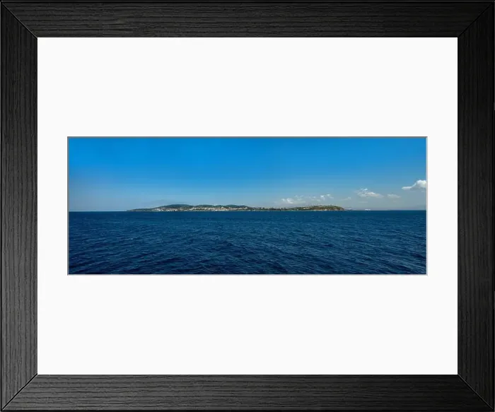 Framed Print : Elba Island, Portoferraio, Italy from the ferry Framed Print : Elba Island, Portoferraio, Italy from the ferry