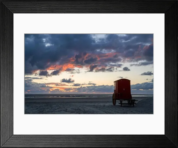 Framed Print : Beach of Borkum, East Frisia, North Sea in Lower Saxony, Germany Framed Print : Beach of Borkum, East Frisia, North Sea in Lower Saxony, Germany