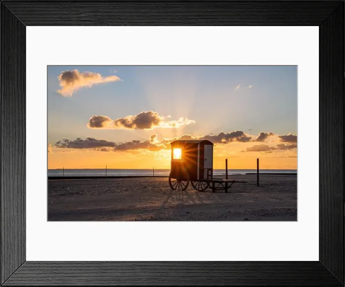 Framed Print : Beach of Borkum, East Frisia, North Sea in Lower Saxony, Germany Framed Print : Beach of Borkum, East Frisia, North Sea in Lower Saxony, Germany