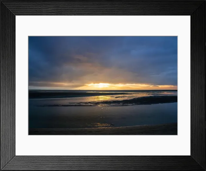 Framed Print : Beach of Borkum, East Frisia, North Sea in Lower Saxony, Germany Framed Print : Beach of Borkum, East Frisia, North Sea in Lower Saxony, Germany