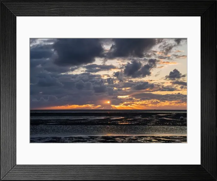 Framed Print : Beach of Borkum, East Frisia, North Sea in Lower Saxony, Germany Framed Print : Beach of Borkum, East Frisia, North Sea in Lower Saxony, Germany