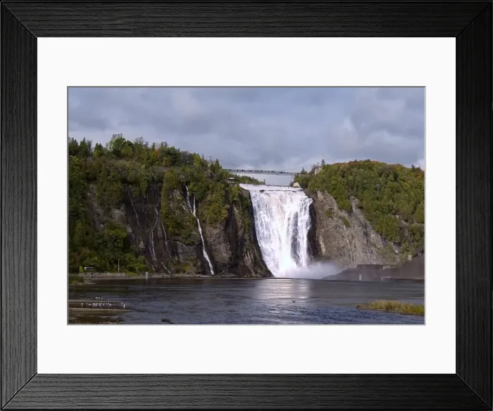 Framed Print : Montmorency Falls Framed Print : Montmorency Falls