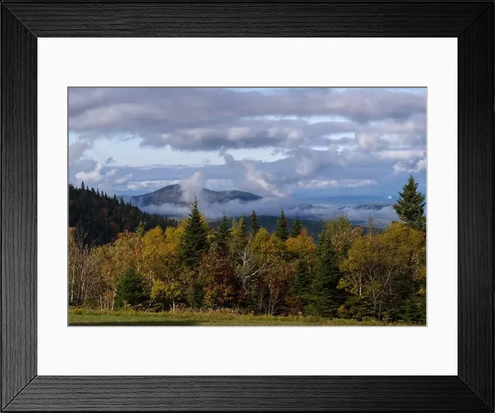 Framed Print : Le Massif Vista Framed Print : Le Massif Vista