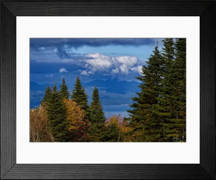 Framed Print : Le Massif Vista Framed Print : Le Massif Vista