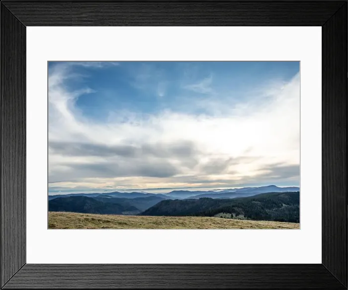 Framed Print : Black Forest Landscape Framed Print : Black Forest Landscape