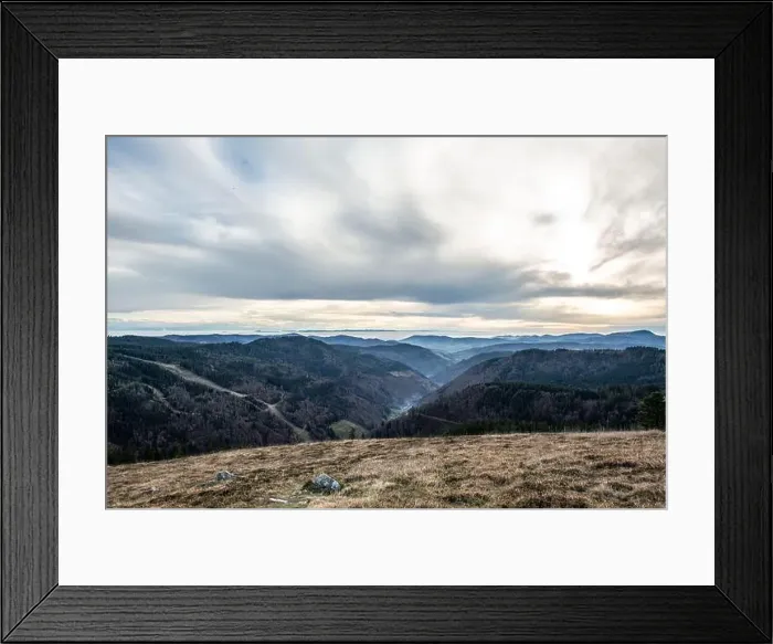 Framed Print : Black Forest Landscape Framed Print : Black Forest Landscape