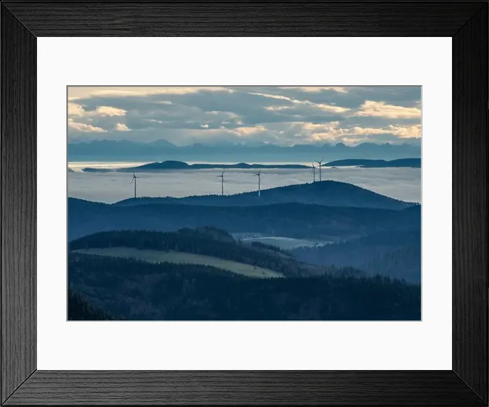 Framed Print : Black Forest Landscape Framed Print : Black Forest Landscape