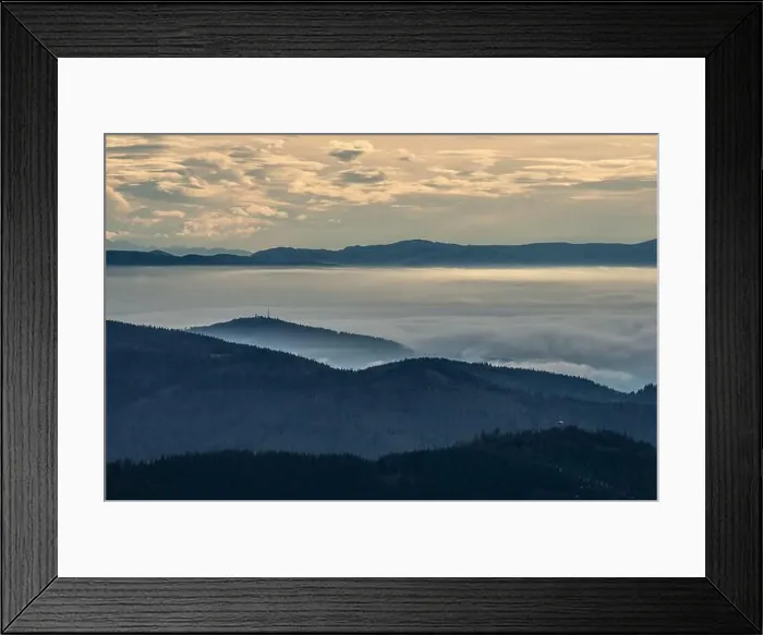 Framed Print : Black Forest Landscape Framed Print : Black Forest Landscape
