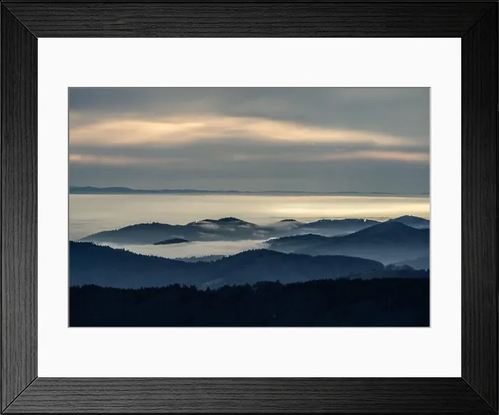 Framed Print : Black Forest Landscape Framed Print : Black Forest Landscape