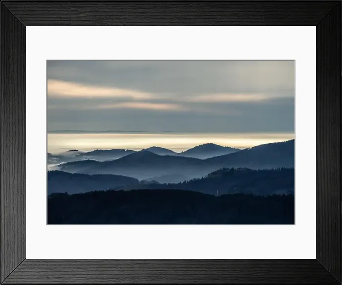 Framed Print : Black Forest Landscape Framed Print : Black Forest Landscape