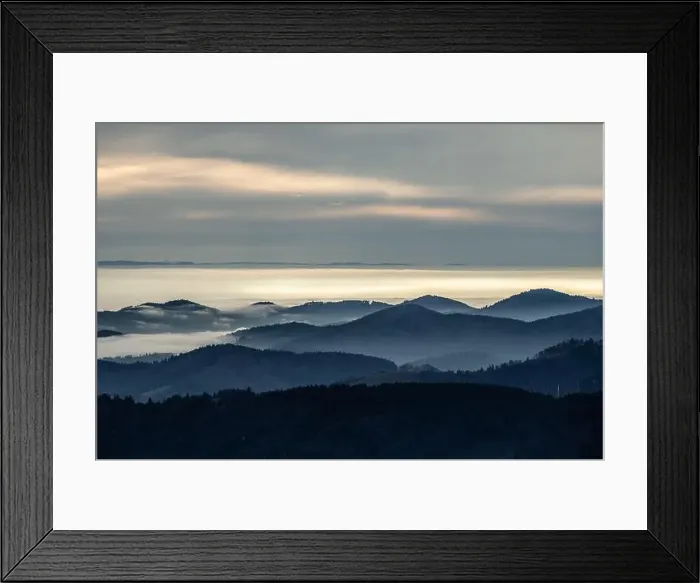 Framed Print : Black Forest Landscape Framed Print : Black Forest Landscape
