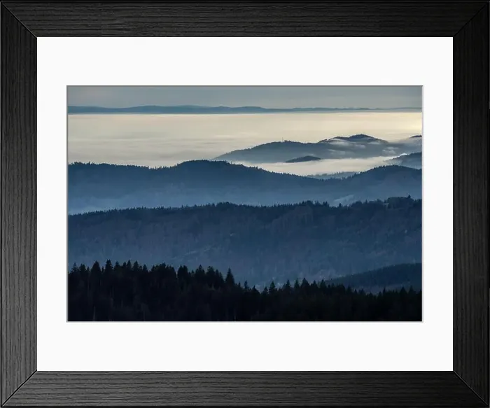 Framed Print : Black Forest Landscape Framed Print : Black Forest Landscape