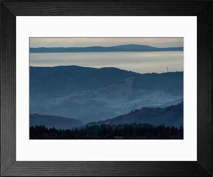 Framed Print : Black Forest Landscape Framed Print : Black Forest Landscape
