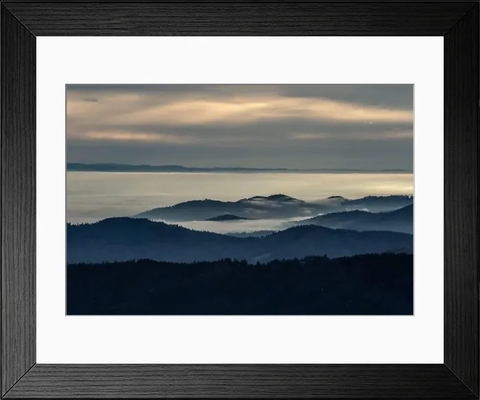 Framed Print : Black Forest Landscape Framed Print : Black Forest Landscape