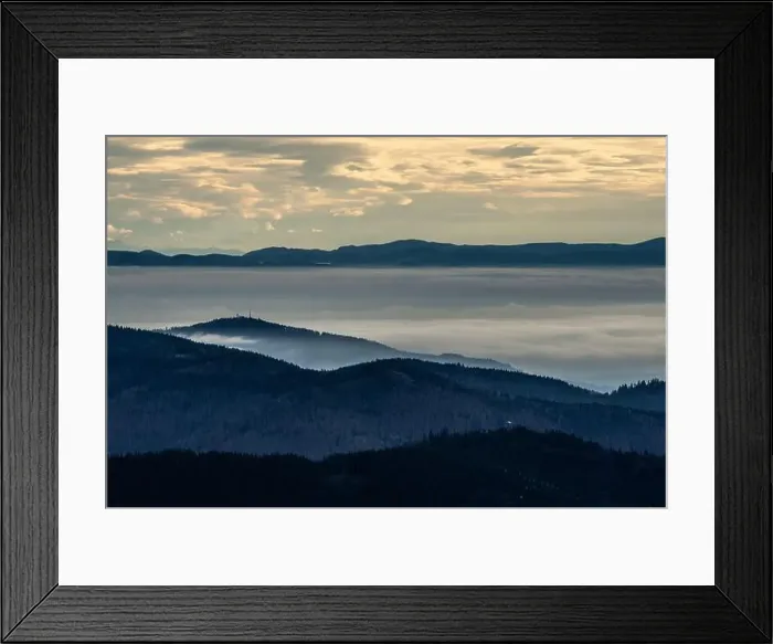 Framed Print : Black Forest Landscape Framed Print : Black Forest Landscape
