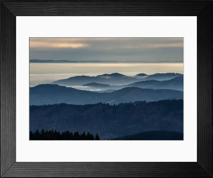 Framed Print : Black Forest Landscape Framed Print : Black Forest Landscape