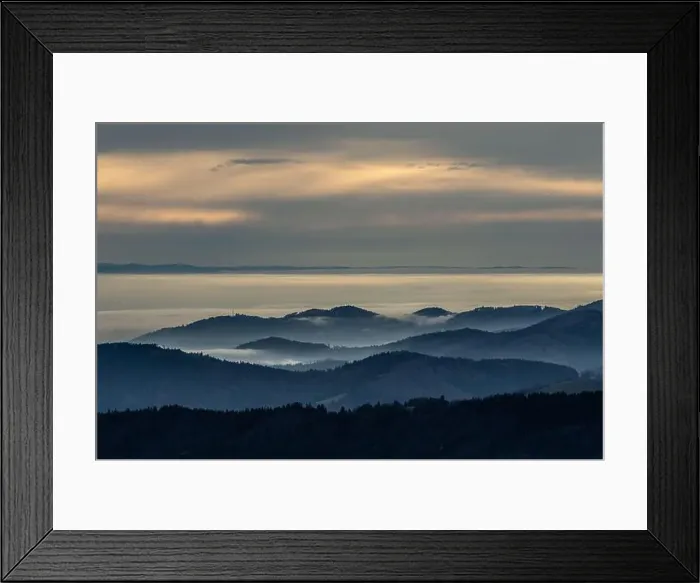 Framed Print : Black Forest Landscape Framed Print : Black Forest Landscape