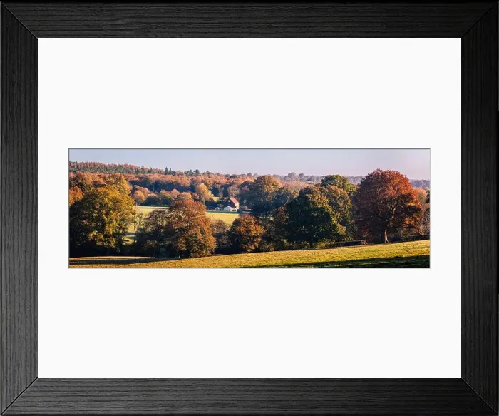 Framed Print : Autumn woodland around Darwell Reservoir on the high weald East Sussex south east England UK Framed Print : Autumn woodland around Darwell Reservoir on the high weald East Sussex south east England UK