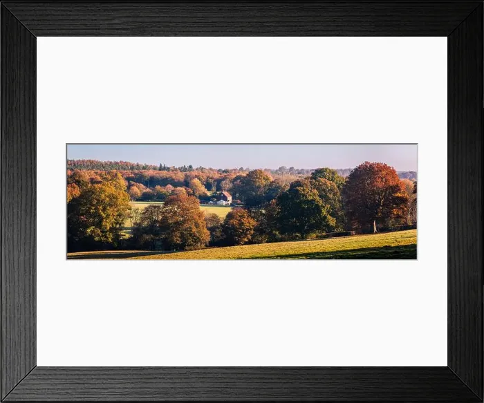 Framed Print : Autumn woodland around Darwell Reservoir on the high weald East Sussex south east England UK Framed Print : Autumn woodland around Darwell Reservoir on the high weald East Sussex south east England UK