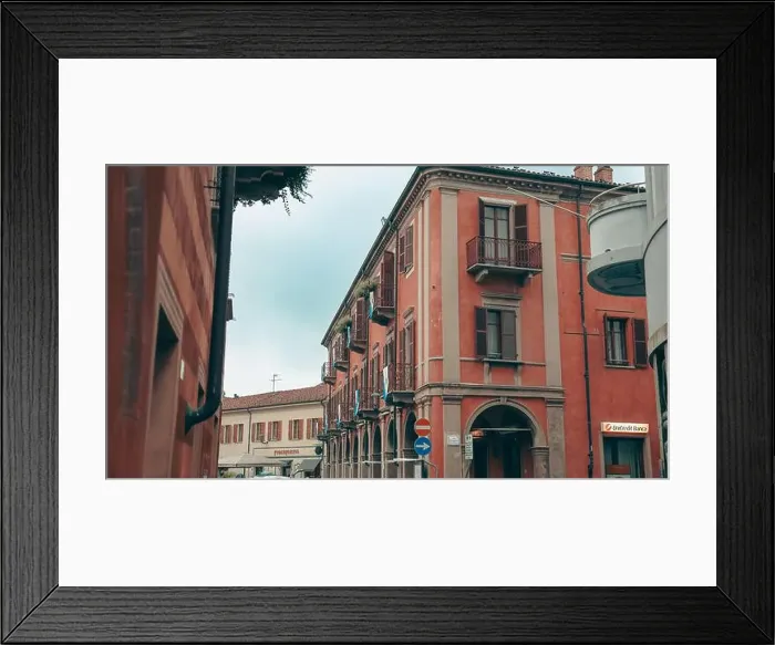 Framed Print : Wander through the charming streets of Alba Framed Print : Wander through the charming streets of Alba