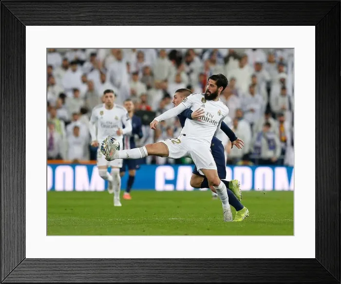 Framed Print : Real Madrid CF's Isco Alarcon seen in action during the UEFA Champions League match Framed Print : Real Madrid CF's Isco Alarcon seen in action during the UEFA Champions League match