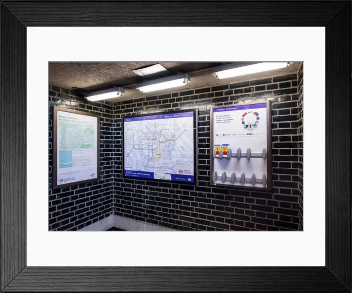 Framed Print : Chiswick Park, Underground Station, Chiswick, London