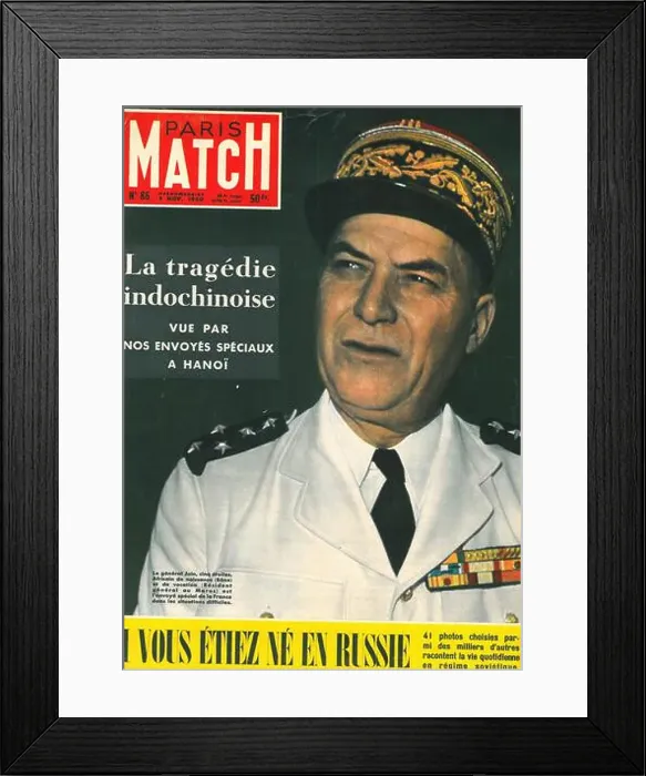 Framed Print : Paris Match magazine cover, November 1950 Framed Print : Paris Match magazine cover, November 1950