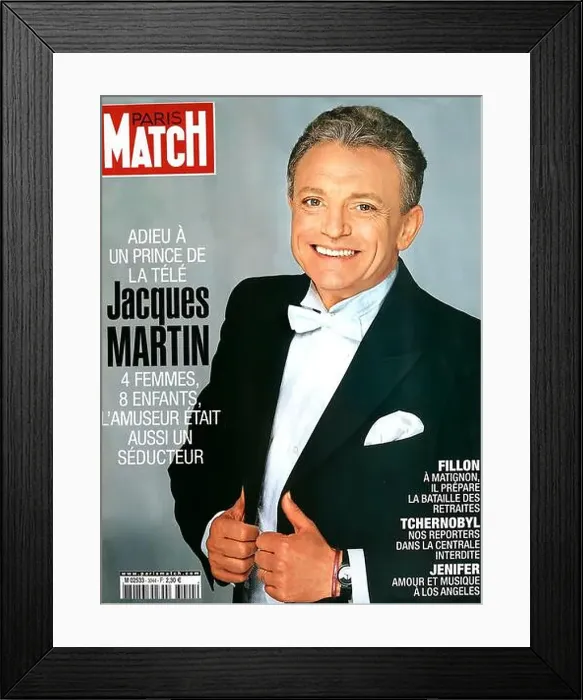 Framed Print : Paris Match magazine cover Framed Print : Paris Match magazine cover