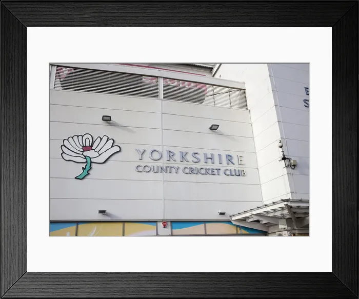 Framed Print : Yorkshire County Cricket Club Headquarters at Headingley, Leeds, West Yorkshire. UK