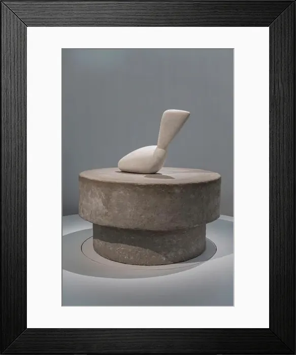 Framed Print : Paris, France - 05 09 2024: The Centre Pompidou: Leda in Motion sculpted by Brancusi Framed Print : Paris, France - 05 09 2024: The Centre Pompidou: Leda in Motion sculpted by Brancusi