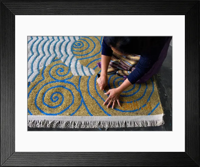 Framed Print : Workshop of Tibetan handicrafts Centre.Carpets.McLeod Ganj, Dharamsala, Himachal Pradesh state, India, Asia Framed Print : Workshop of Tibetan handicrafts Centre.Carpets.McLeod Ganj, Dharamsala, Himachal Pradesh state, India, Asia