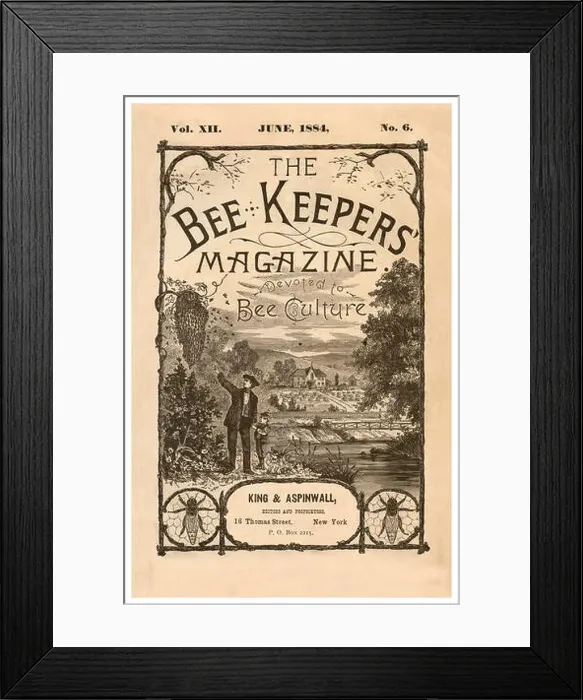 Framed Print : Bee Keepers Magazine Framed Print : Bee Keepers Magazine