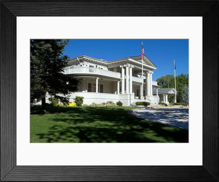 Framed Print : Governor's Mansion, Carson City, Nevada, USA