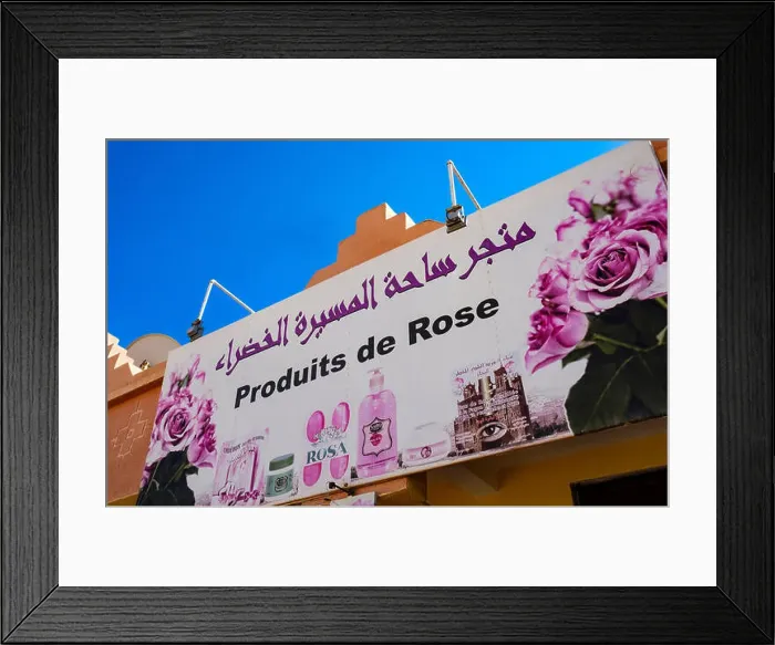 Framed Print : El Kelaa Des M'Gouna, the rose capital of Morocco prepares for the annual Rose Festival held in early May Framed Print : El Kelaa Des M'Gouna, the rose capital of Morocco prepares for the annual Rose Festival held in early May