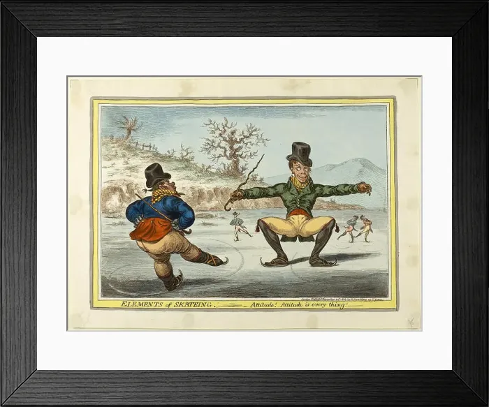 Framed Print : The Elements of Skating: Attitude is Everything Framed Print : The Elements of Skating: Attitude is Everything