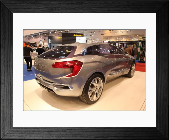 Framed Print : Citroen Hypnos Diesel Hybrid Concept Car shown at the Essen Motor Show in Essen, Germany, on November 29, 2011 Framed Print : Citroen Hypnos Diesel Hybrid Concept Car shown at the Essen Motor Show in Essen, Germany, on November 29, 2011