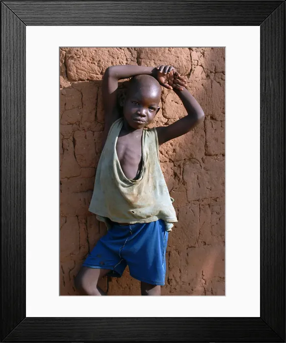 Framed Print : Uganda, refugee camp Amida Framed Print : Uganda, refugee camp Amida