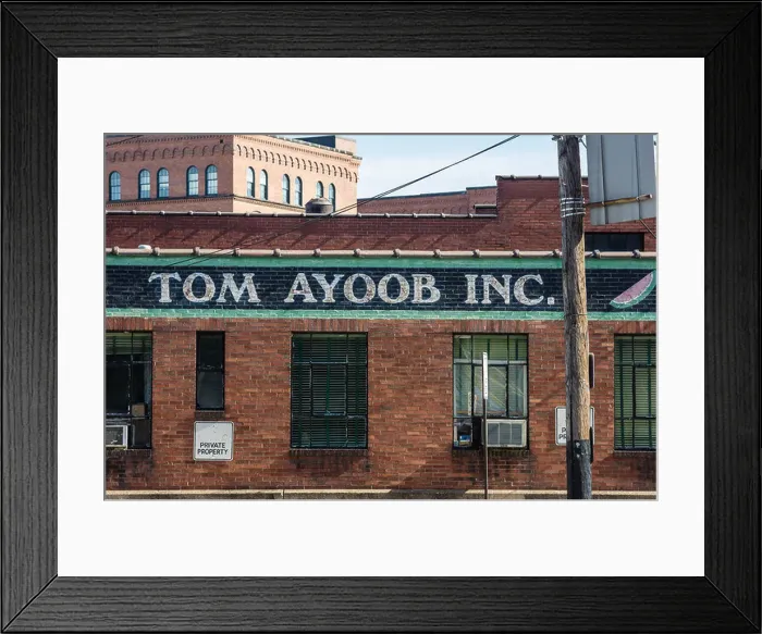 Framed Print : Tom Ayoob Inc watermelon sales building. Strip District, Pittsburgh, Pennsylvania Framed Print : Tom Ayoob Inc watermelon sales building. Strip District, Pittsburgh, Pennsylvania