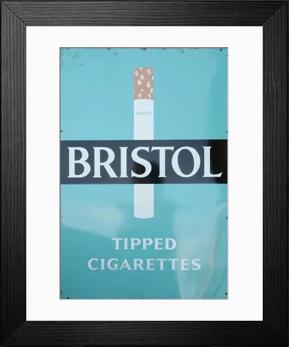 Framed Print : Vintage cigarette advertising, 1950s Framed Print : Vintage cigarette advertising, 1950s