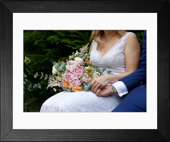 Framed Print : Wedding. Newlyweds. France Framed Print : Wedding. Newlyweds. France