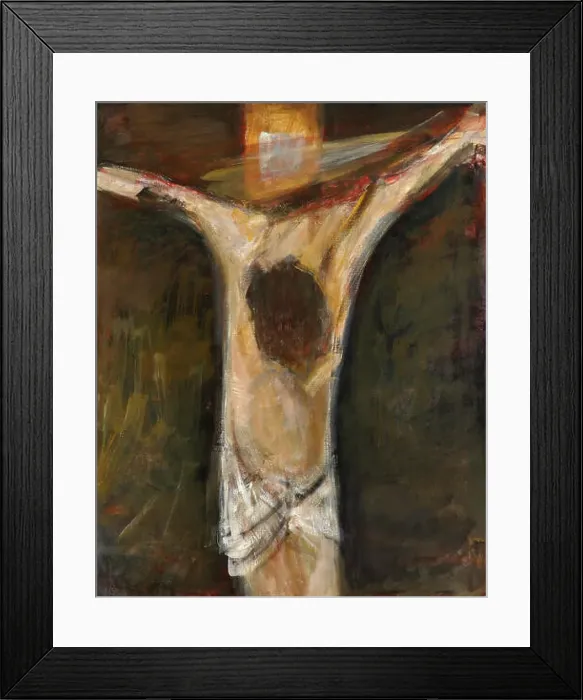Framed Print : 12th Stations of the Cross, Jesus dies on the cross, Church of Holy Cross in Sisak, Croatia Framed Print : 12th Stations of the Cross, Jesus dies on the cross, Church of Holy Cross in Sisak, Croatia