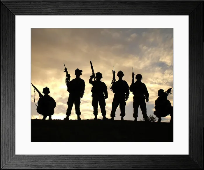 Framed Print : Soldiers from Battery B, 3rd Battalion Framed Print : Soldiers from Battery B, 3rd Battalion