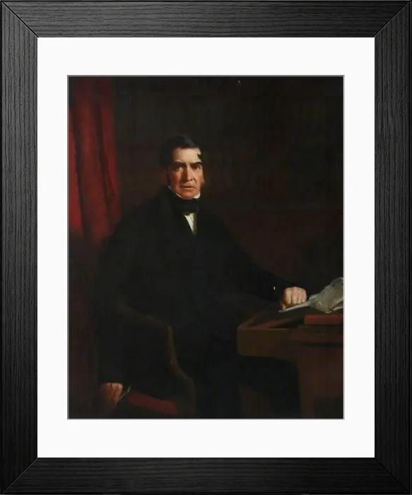 Framed Print : William Menzies Tweedie (1828-1878) - John McDiarmid (1790–1852), Journalist Framed Print : William Menzies Tweedie (1828-1878) - John McDiarmid (1790–1852), Journalist