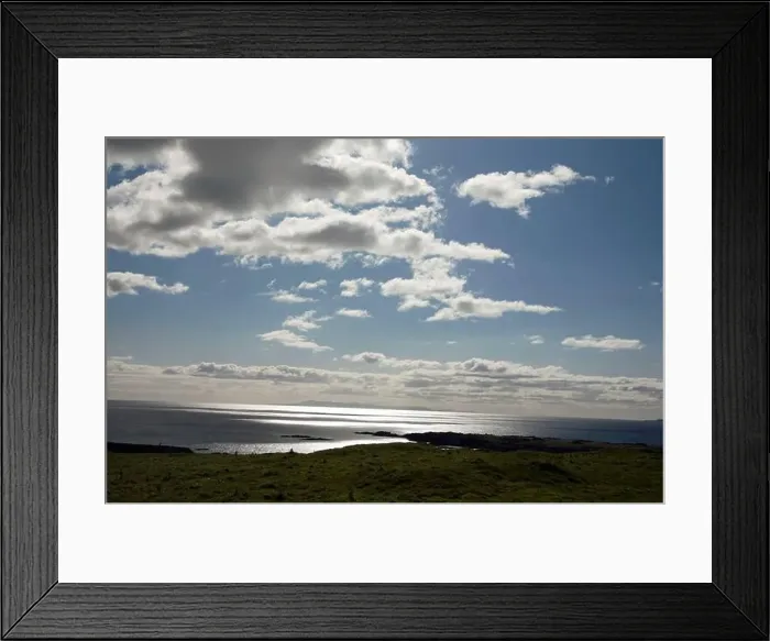 Framed Print : Wigtown Bay and a distant view of the Isle of Man viewed from Knockbrex near Gatehouse of Fleet Dumfries Framed Print : Wigtown Bay and a distant view of the Isle of Man viewed from Knockbrex near Gatehouse of Fleet Dumfries
