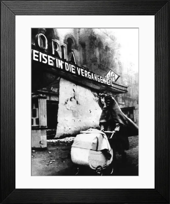 Framed Print : Berlin, Kurfürstendamm, after a bombing November 23, 1943 Germany - World War II Framed Print : Berlin, Kurfürstendamm, after a bombing November 23, 1943 Germany - World War II