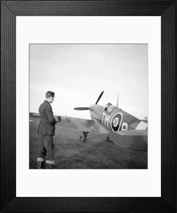 Framed Print : An engine fitter watches the CO of No Framed Print : An engine fitter watches the CO of No