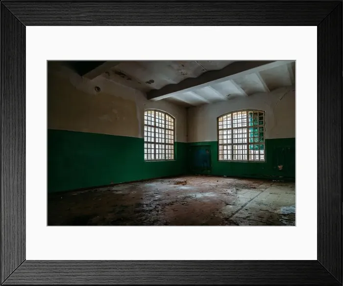 Framed Print : Inside old Orlovka Asylum for the insane in Voronezh Region. Dark creepy abandoned mental hospital Framed Print : Inside old Orlovka Asylum for the insane in Voronezh Region. Dark creepy abandoned mental hospital
