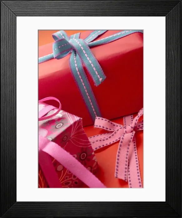Framed Print : Festively wrapped gifts Framed Print : Festively wrapped gifts