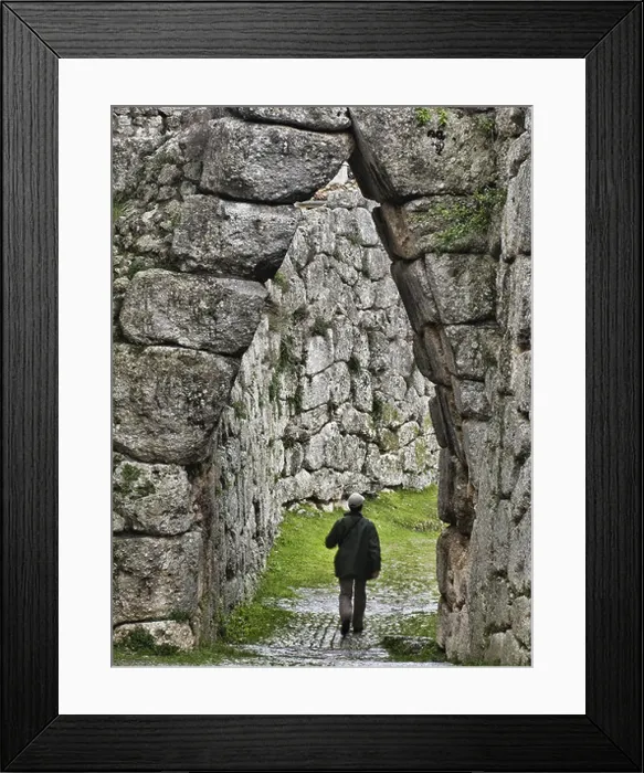 Framed Print : The ancient megalithic walls of Civitavecchia d'Arpino, Italy Framed Print : The ancient megalithic walls of Civitavecchia d'Arpino, Italy